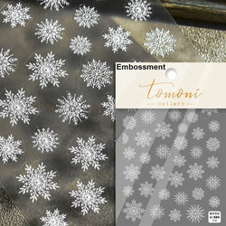 Dressy Embossment Colorful Gradient Snowflakes Laser Silver Christmas Tree Winter Bowknot Santa Nail Art Stickers Manicure Decal (Online Order Only)