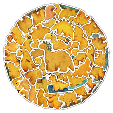 10/30/50PCS Chicken Nuggets Graffiti Stickers Cute Dinosaur Cartoon Toy Food Cartoon Decoration Laptop Phone Guitar Bike Decals (Online Order Only)