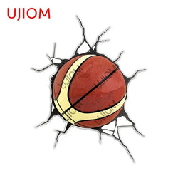 UJIOM 13cm Basketball Wall Sticker Scratch-Proof Anime Decal Funny Home Decoration (ONLINE ORDER ONLY)