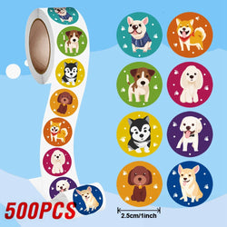 100-500pcs Reward Encouraging Graphic Stationery Animal Sticker Kindergarten School Students Child Teacher Cartoon Cute Sticker (ONLINE ORDER ONLY)