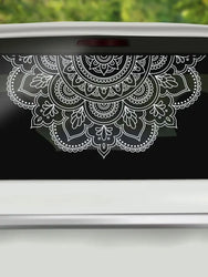 Half Mandala Car Sticker Decoration Window Bodywork Styling Motorcycle Accessories Die Cutting Vinyl Decals (ONLINE ORDER ONLY)