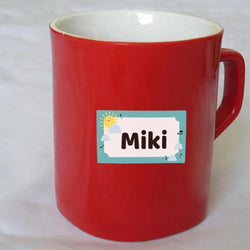 250pcs Package Stationery Label White Label Write Name Sticker Blank Sticker Label Child Stationery Sticker (Online Order Only)