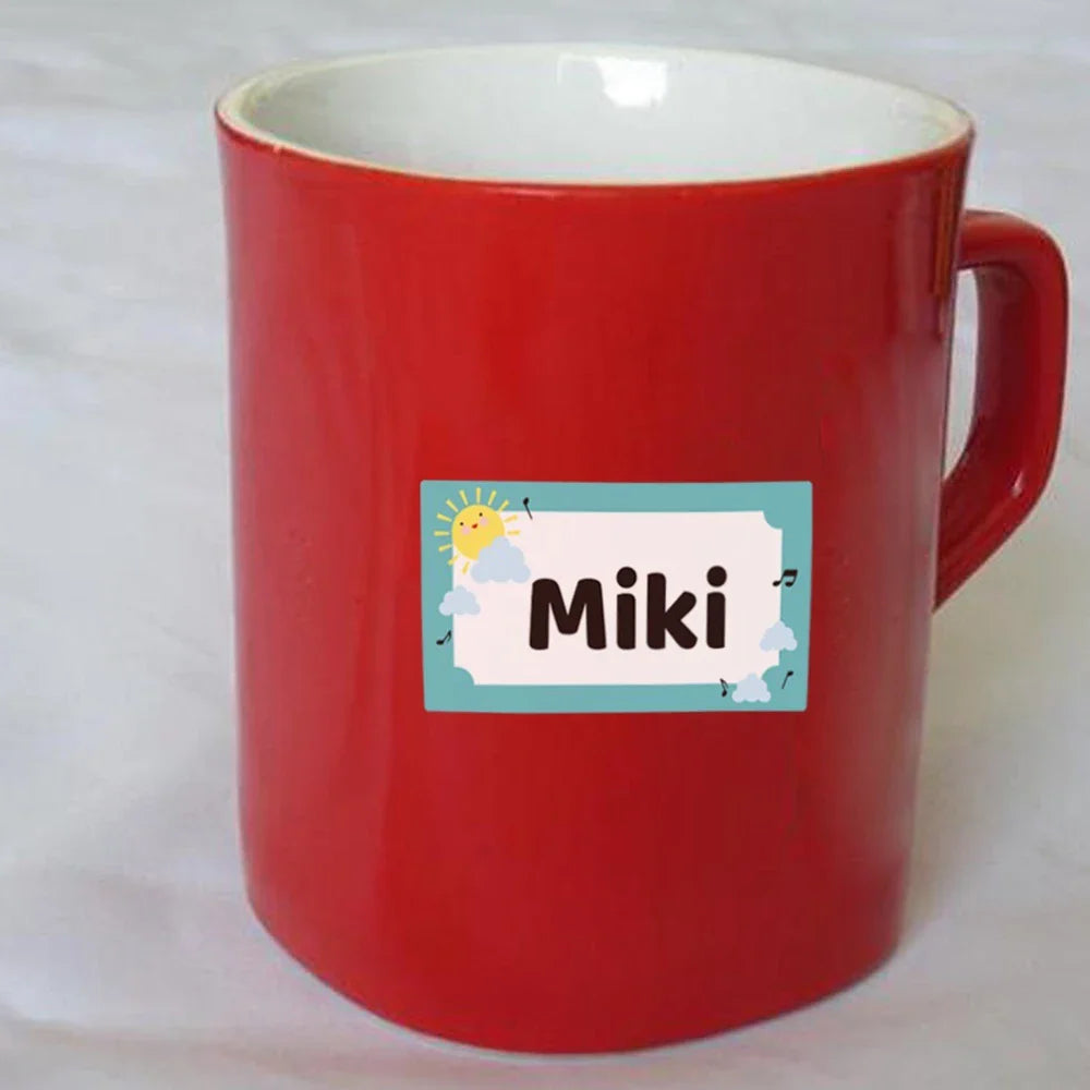 250pcs Package Stationery Label White Label Write Name Sticker Blank Sticker Label Child Stationery Sticker (ONLINE ORDER ONLY)