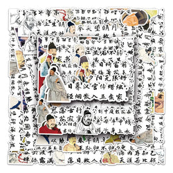 50Pcs Cartoon Cute Waterproof Vinyl Stickers for Skateboard Snowboard (Online Order Only)