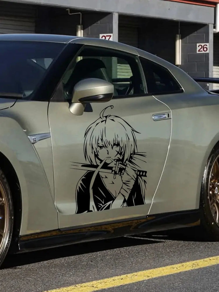 Japanese Anime Car Sticker Individual Decoration Door Donnet External Parts Waterproof Die-Cutting PVC Vinyl Decals (ONLINE ORDER ONLY)