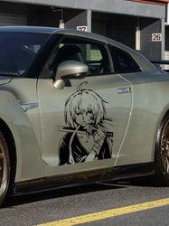 Japanese Anime Car Sticker Individual Decoration Door Donnet External Parts Waterproof Die-Cutting PVC Vinyl Decals (ONLINE ORDER ONLY)