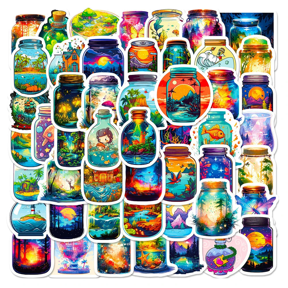 Cartoon Aesthetic Stickers for Laptop, Phone, Suitcase, Notebook - 10/30/50PCS (ONLINE ORDER ONLY)