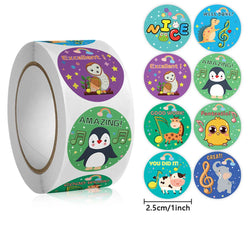 100-500pcs Cute Cartoon Reward Stickers For Kids School Teacher Supplies For Classroom Potty Training Sticker Motivational Label (Online Order Only)