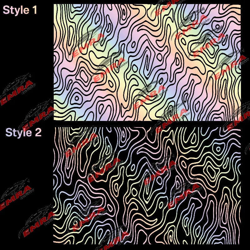 Universal Topography Quarter Window Car Sticker Suitable For Most Decoration Accessories Die Cutting Vinyl Decals (ONLINE ORDER ONLY)