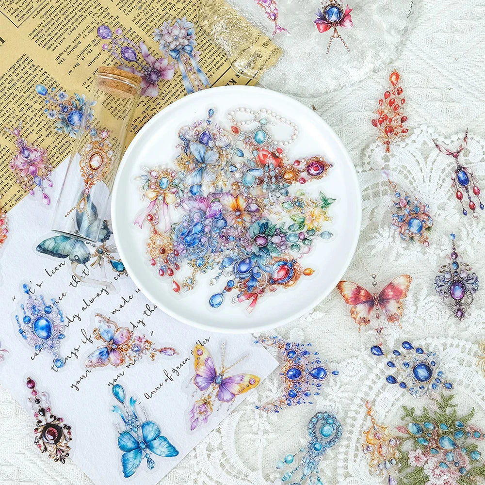 Vintage Pet Transparent Stickers Decals for Laptop, Fridge, Notebook, Phone - 10/30/50pcs (Online Order Only)