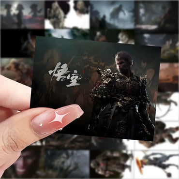 63PCS Black Myth Wukong Stickers for Luggage, Laptop, Phone, Guitar, Bike, Skateboard Decals (Online Order Only)