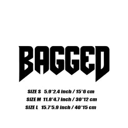 "BAGGED"decal,fashion stickers with high quality sticker for cars trucks motorcycles &laptops!For a Unique look! (ONLINE ORDER ONLY)