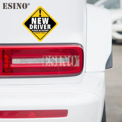 Car Styling Warning Please Be Patient New Driver Decorative Adhesive PVC Waterproof Sticker Whole Body Glass Vinyl Decal (Online Order Only)