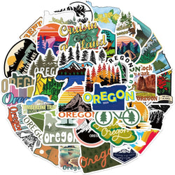 Oregon State Stickers 10/30/50Pcs for Suitcase, Skateboard, Laptop, Luggage, Phone, DIY Decal (ONLINE ORDER ONLY)