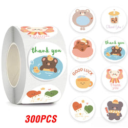 100-500pcs New Astronaut Reward Stickers Cute Animal Sticker for Kid Classic Toy Gift Decor School Teacher Encouragement Sticker (Online Order Only)