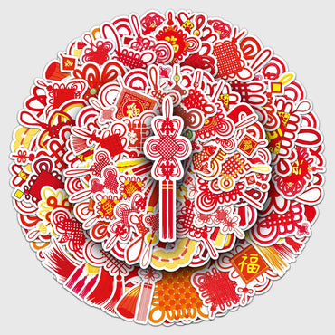 50Pcs Cartoon Waterproof Vinyl Stickers for Skateboard Snowboard Home Decor (ONLINE ORDER ONLY)