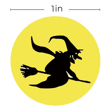 100-500pcs Halloween Stickers 1inch Self Adhesive Label Paper Candy Bags Stickers Package Seal Gift Packaging Sealing Crafts (Online Order Only)