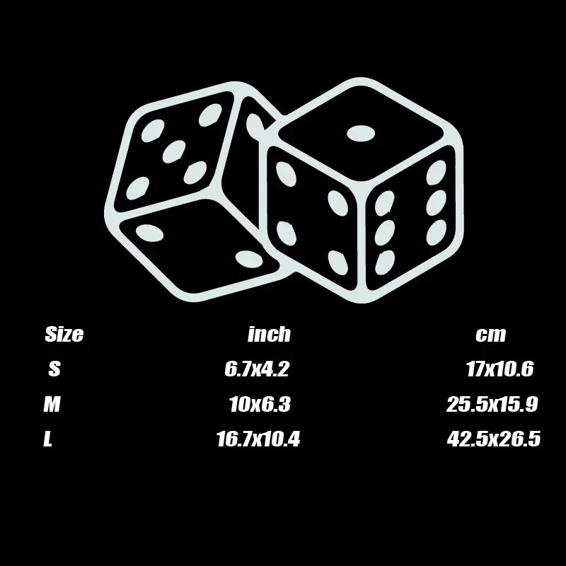 DICE Stickers，cute & funny stickers for you cars truck motorcycles & laptops! (ONLINE ORDER ONLY)