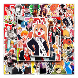 50Pcs Cartoon Cute Waterproof Vinyl Stickers for Kids Skateboard Snowboard Decals (ONLINE ORDER ONLY)