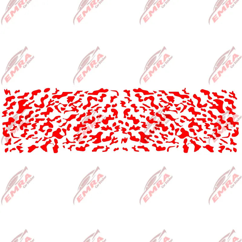 Competition Car Sticker External Accessories Decoration Side Car Side Camouflage Stickers Racing Style Die Cutting Vinyl Decals (ONLINE ORDER ONLY)