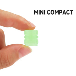 Car Luminous Tire Valve Cap Motorcycle Bike Wheel Nozzle Fluorescent External Accessories Decor Tyre Valve Stem Luminous Caps (ONLINE ORDER ONLY)