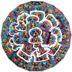 50pcs Colorful Cool Cartoon Aesthetic Dogs Graffiti DIY Waterproof Stickers For Laptop Guitar Luggage Phone Decals (ONLINE ORDER ONLY)