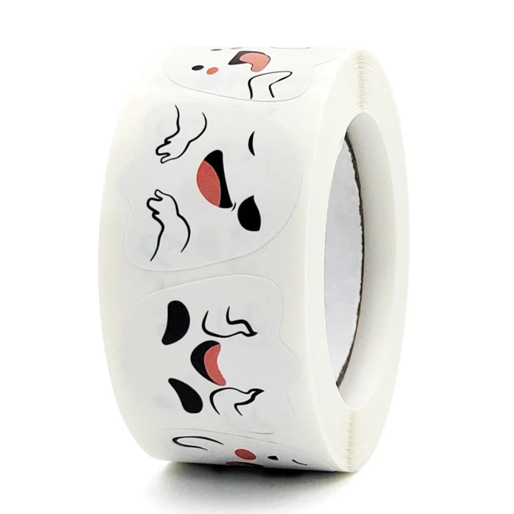 100-500pcs Halloween Sticker Sealing Label Stickers Adhesive Sticker For Gifts Handmade Envelope DIY Stationery Stickers (ONLINE ORDER ONLY)