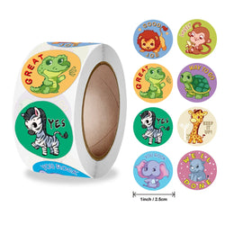 100-500pcs Kids Toy Stickers Animal Cartoon Stickers Various Cute Design Patterns School Teacher Reward Stickers (ONLINE ORDER ONLY)