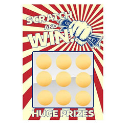 50-300pcs Silver And Gold Scratch Off Stickers Round Labels Sticker DIY Handmade For Game Scratch Sticker Labels Stationery (ONLINE ORDER ONLY)