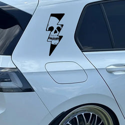 SKULL lightning Stickers，cool&creative with high quality sticker for cars trucks motorcycles &laptops! (ONLINE ORDER ONLY)