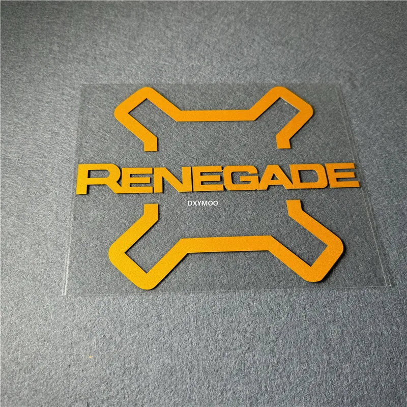 Car Stickers for JEEP Renegade Decal Off Road Adventure Auto Fuel Tank Body Window Vinyl Text Decoration Applique (ONLINE ORDER ONLY)