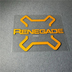 Car Stickers for JEEP Renegade Decal Off Road Adventure Auto Fuel Tank Body Window Vinyl Text Decoration Applique (ONLINE ORDER ONLY)