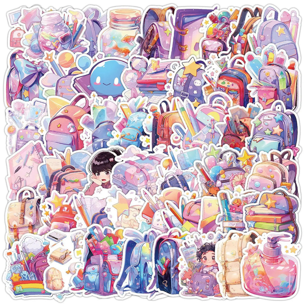 50pcs Cartoon Graffiti Stickers for Helmet, Wall, DIY Decoration (ONLINE ORDER ONLY)