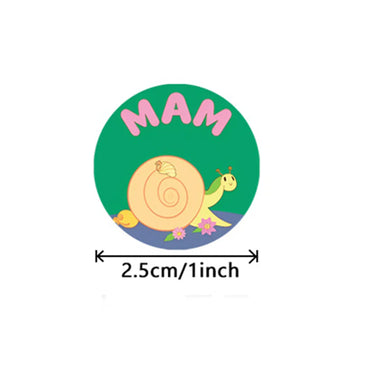 100-500pcs Cute Cartoon Animal Stickers 1inch Reward Sticker for Gift Wrapping Decor Envelope Sealing Labels Stationery Stickers (ONLINE ORDER ONLY)