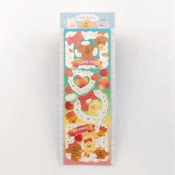 Korean INS Cute Animals Rabbit Decorative Stickers Scrapbooking DIY Album Kawaii Stationery Sticker Art Supplies Personalized (ONLINE ORDER ONLY)