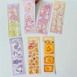 Korean INS Cute Animals Rabbit Decorative Stickers Scrapbooking DIY Album Kawaii Stationery Sticker Art Supplies Personalized (ONLINE ORDER ONLY)