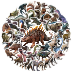 10/30/50PCS Dinosaurs Age Sticker Aesthetic PVC Children's Korean Stationery School Supplies Decoration Scrapbooking for Kids (ONLINE ORDER ONLY)