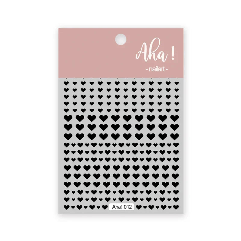 Japanese Style Little Daisy 3D Nail Stickers Summer White Florals Petals Flowers Back Glue Decals Cute Five Petals Manicure Tips (ONLINE ORDER ONLY)