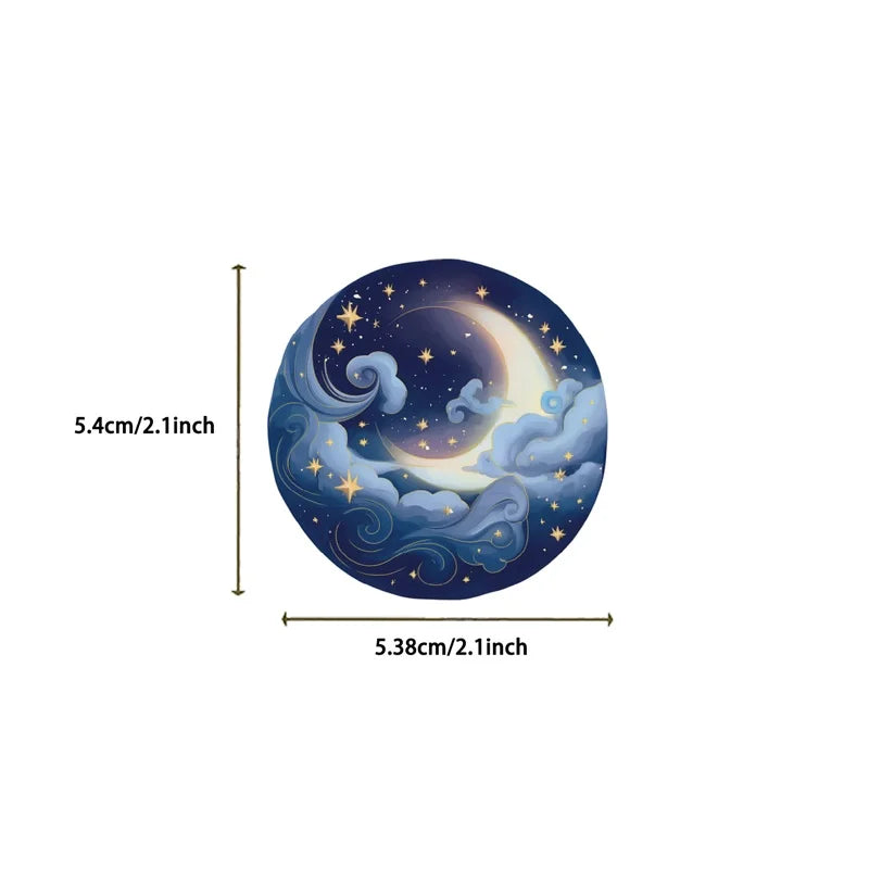 50PCS Cartoon Magic World PET Sticker Aesthetic Transparent Decoration Scrapbooking DIY Hand Accounting Supplies for Kids (ONLINE ORDER ONLY)