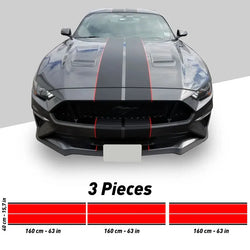 Racing Stripes Car Sticker Large Pattern Stickers Exterior Accessories Decoration Whole Body Auto Parts Die Cutting Vinyl Decals (ONLINE ORDER ONLY)