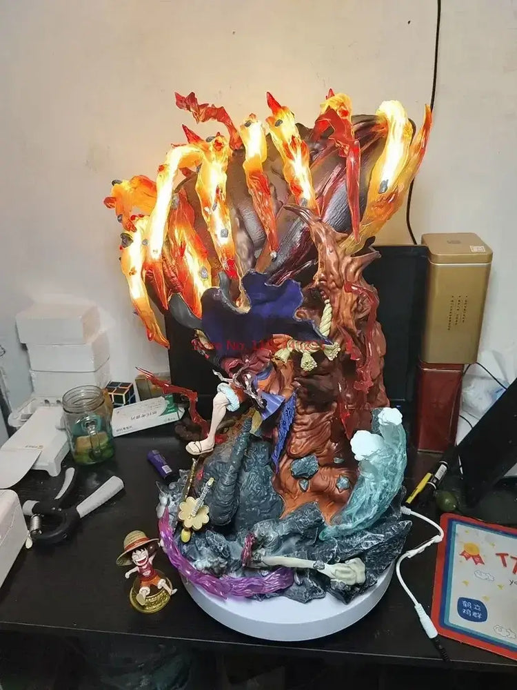 Luffy Gear 3 Figure: Red Roc LED Anime Statue