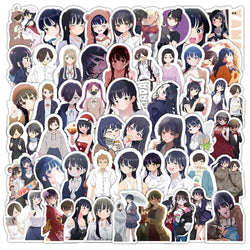 10/30/50PCS Anime The Dangers in My Heart Stickers Graffiti Waterproof Sticker Luggage Phone Notebook Guitar Cup Laptop Decals (ONLINE ORDER ONLY)