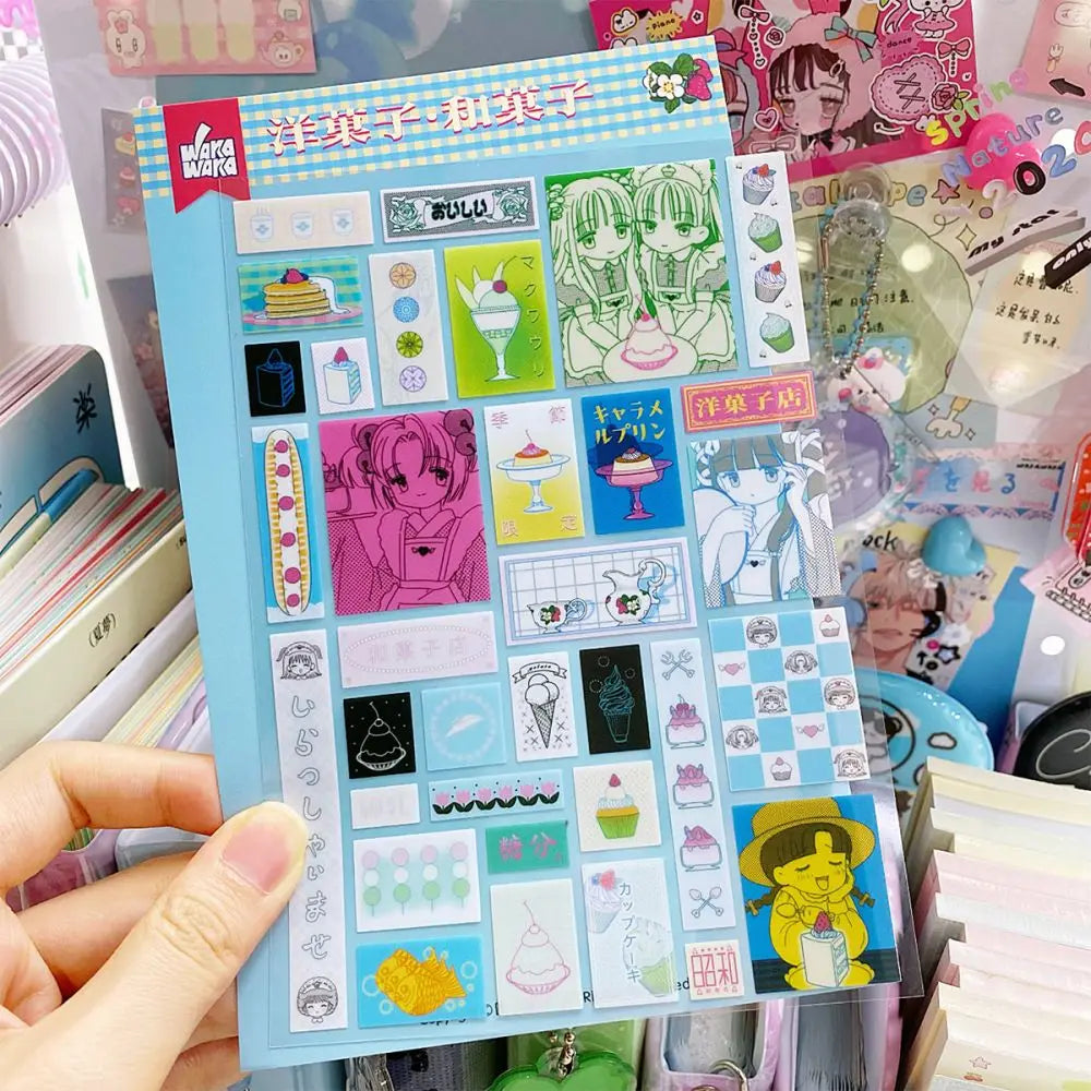 Cute Japanese Style Decorative Stickers for Scrapbooking, Phone, Luggage, Motorcycle, Laptop, Suitcase Decal (ONLINE ORDER ONLY)