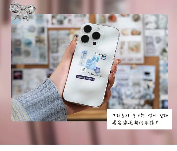 20 Pages Japanese Retro Ins Decorative Stickers Book Scrapbooking Phone Case DIY Journal Collage Material Sticker Gift (ONLINE ORDER ONLY)