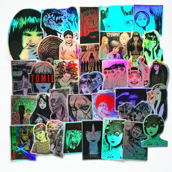 Laser Horror Comics Stickers Decal for Snowboard Laptop Luggage Car Fridge Vinyl (ONLINE ORDER ONLY)