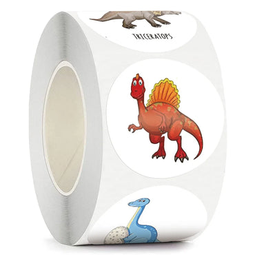 100-500PCS Children's Cartoon Stickers Little Dinosaur Pattern Kids Stationery Supplies School Teacher Supplies Reward Stickers (Online Order Only)