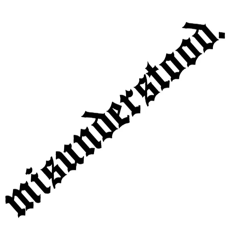 JDM Car Sticker Revenge Nightrnner Antisocial Misunderstood Exterior Accessories Windscreen Banner Competition Decoration Decals (ONLINE ORDER ONLY)