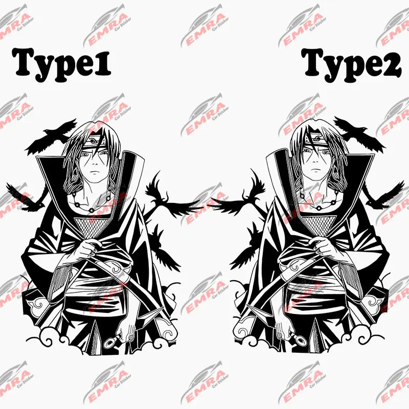 Japanese Anime Sticker For Car Stickers External Accessories Cartoon Racing Style Decorative Side Hood PVC Vinyl Decals (ONLINE ORDER ONLY)