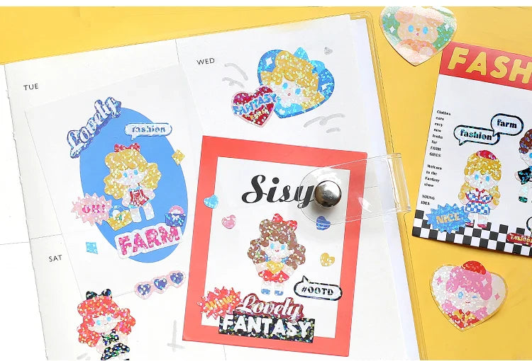 10pcs/lot Fantasy Farm Series Scene Stickers Kawaii Journal Decorative Stickers Idol Card Planner Scrapbooking Album Stationery (ONLINE ORDER ONLY)