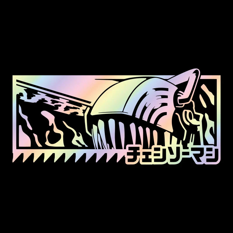 Japanese Anime Car Sticker For Chainsaw Man External Decoration Window Bumper Notebook Stickers Modeling PVC Vinyl Decals (ONLINE ORDER ONLY)